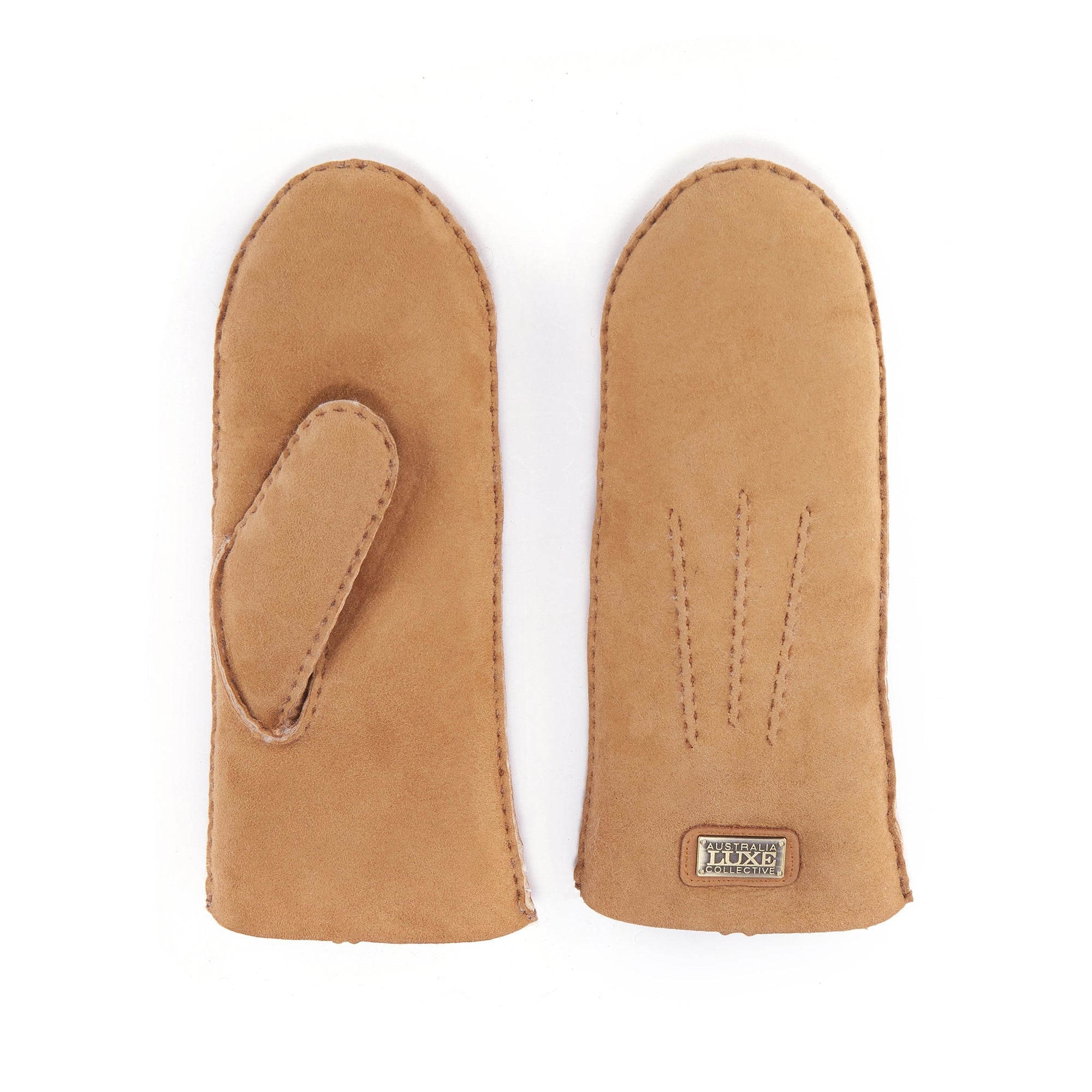 MITTS SUEDE CHESTNUT - Australia Luxe Collective