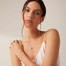 Womens | 14K Solid White Gold | Baroque Cultured Pearl Drop Chain | Freshwater Pearls