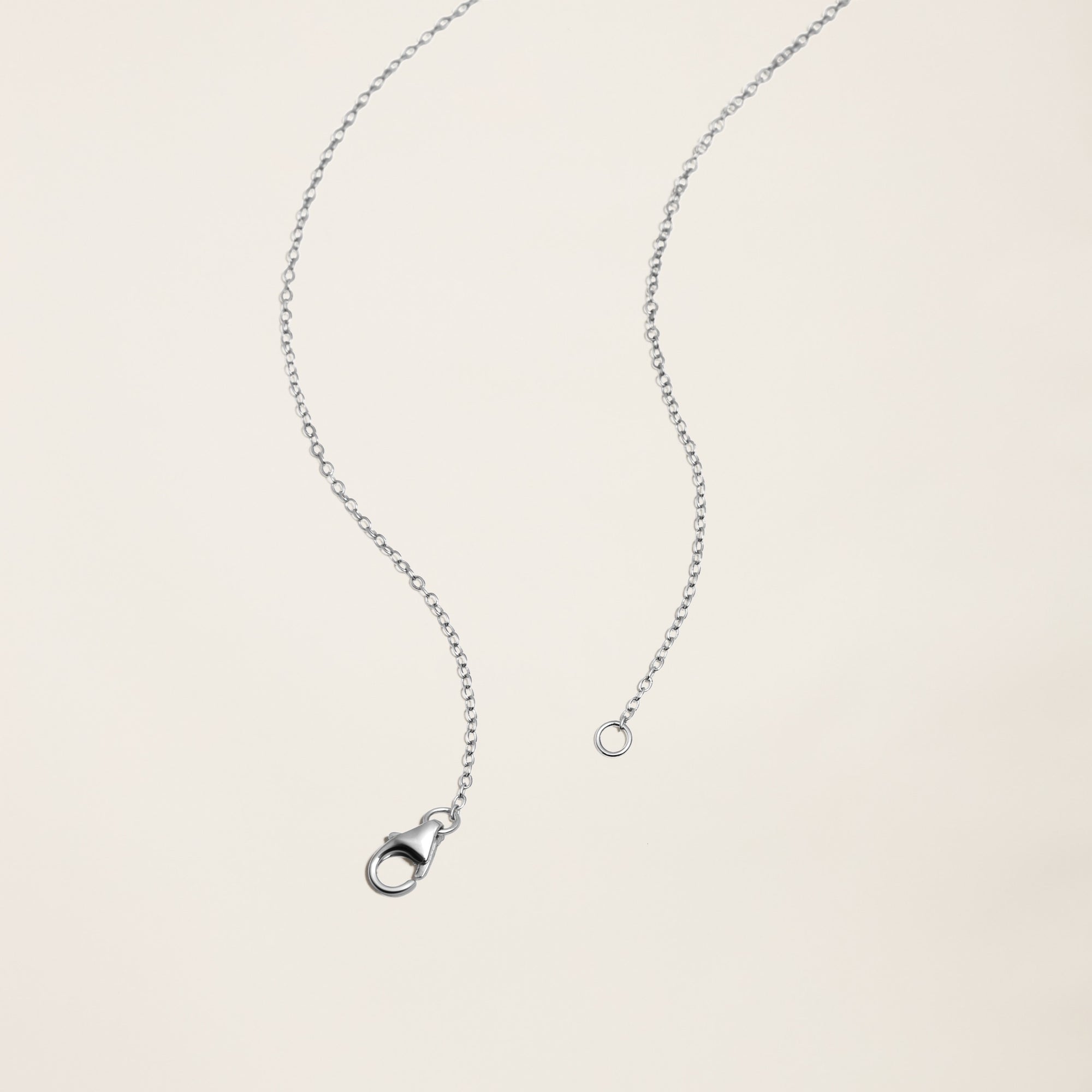 Womens | 14K Solid White Gold | Five-Stone Bezel Necklace | 0.325 CTW Diamonds