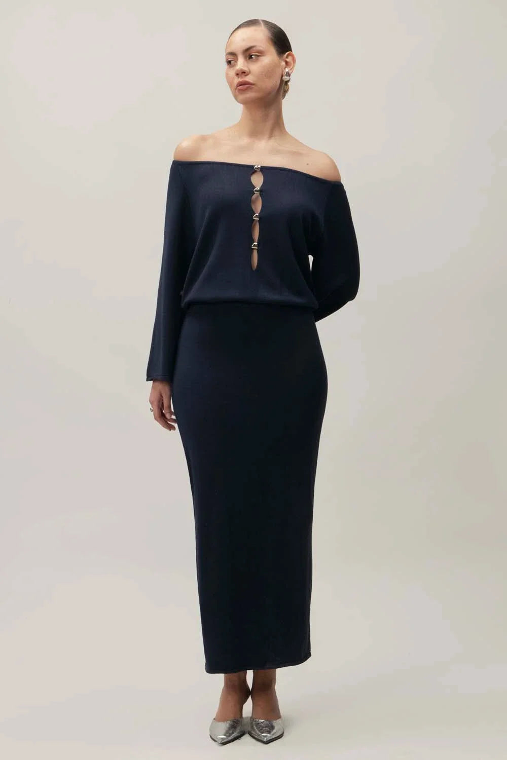 Daiki Maxi Dress | Blackberry