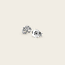 Womens | 14K Solid White Gold | Mini Baguette Studs | 0.10 CTW Diamonds