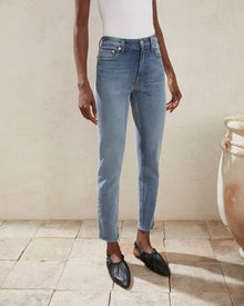 Ren Mid Rise Skinny Jeans | Blue Wash