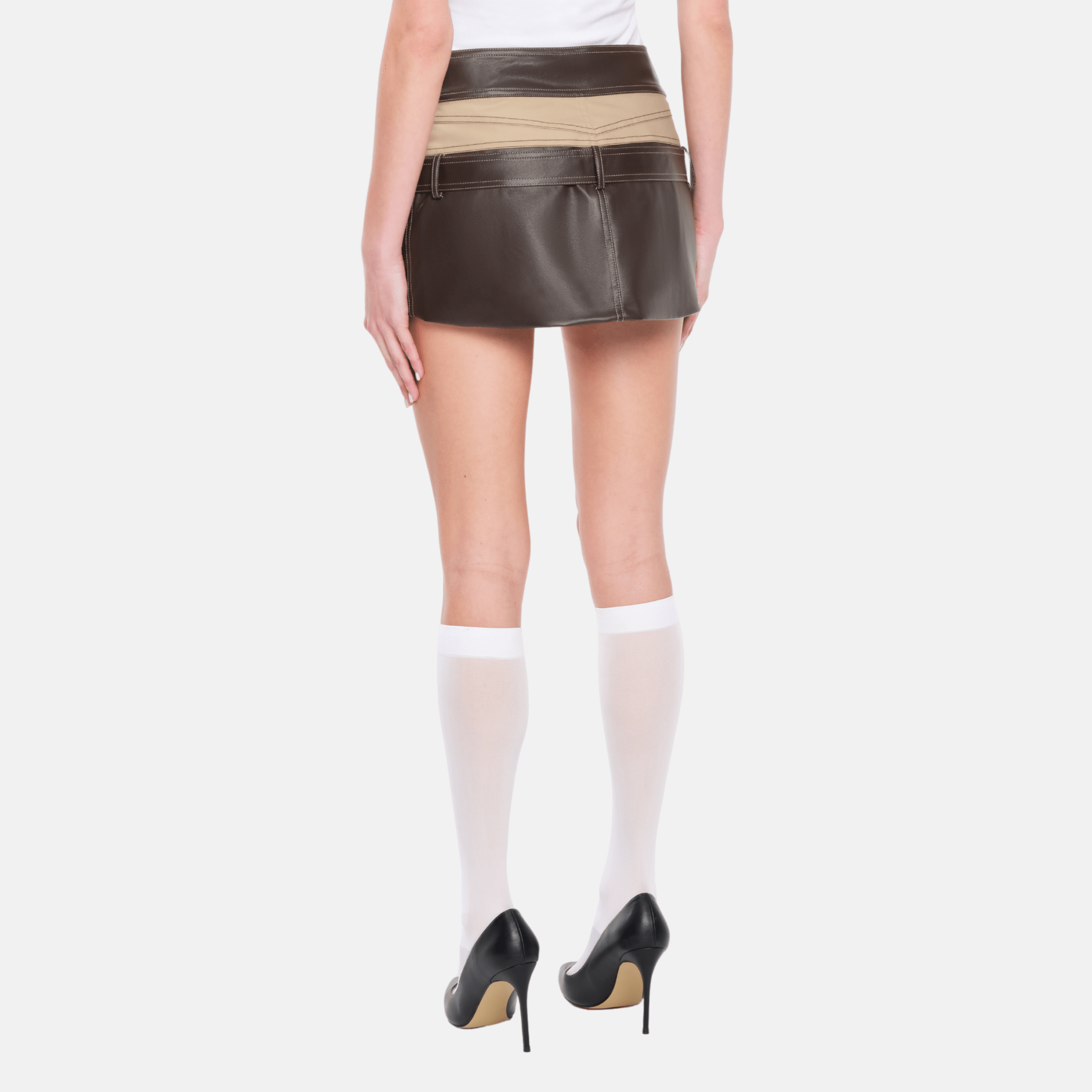 OW Collection BETTY Skirt Skirt 231 - Tan/Brown