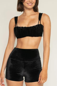 Micro Bike Short | Black Velvet