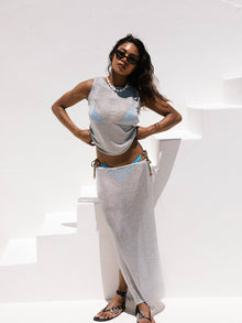 Moonlight Tank | Metallic Silver