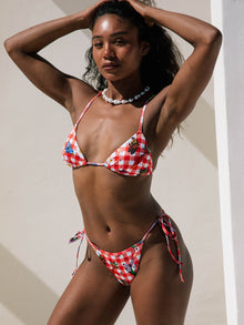 Pamela Two Piece | Garden Critters Gingham