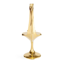 Brass Bird Menorah - front view