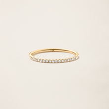Womens | 14K Solid Yellow Gold | Petite Eternity Band | 0.37-0.43 CTW Diamonds