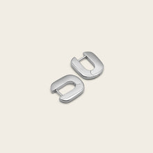 Womens | Paperclip Huggies | Sterling Silver