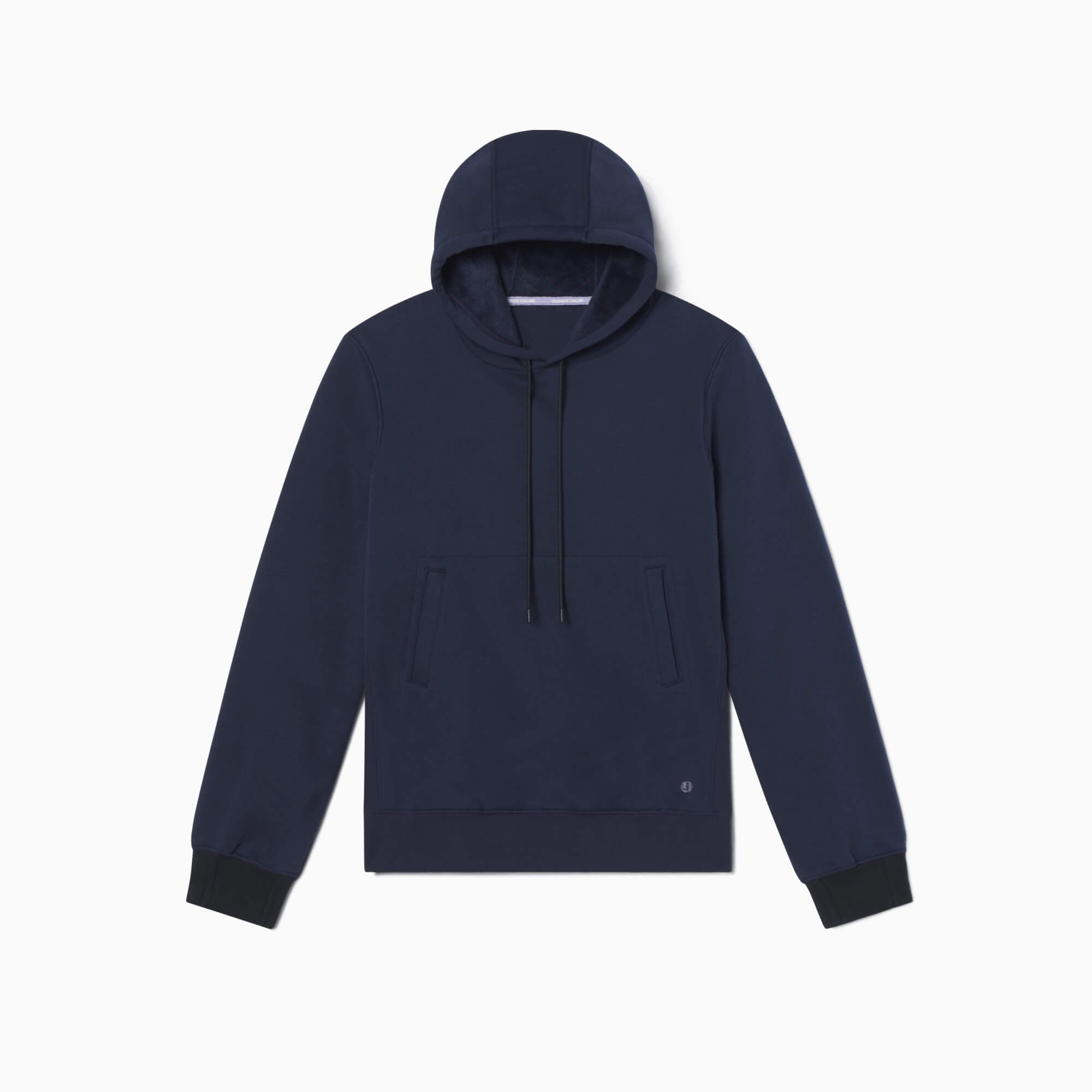 Heavyweight Recycled Fleece Hoodie | Navy/Black