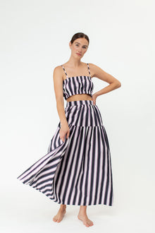 Alora Skirt | Cabana Stripe