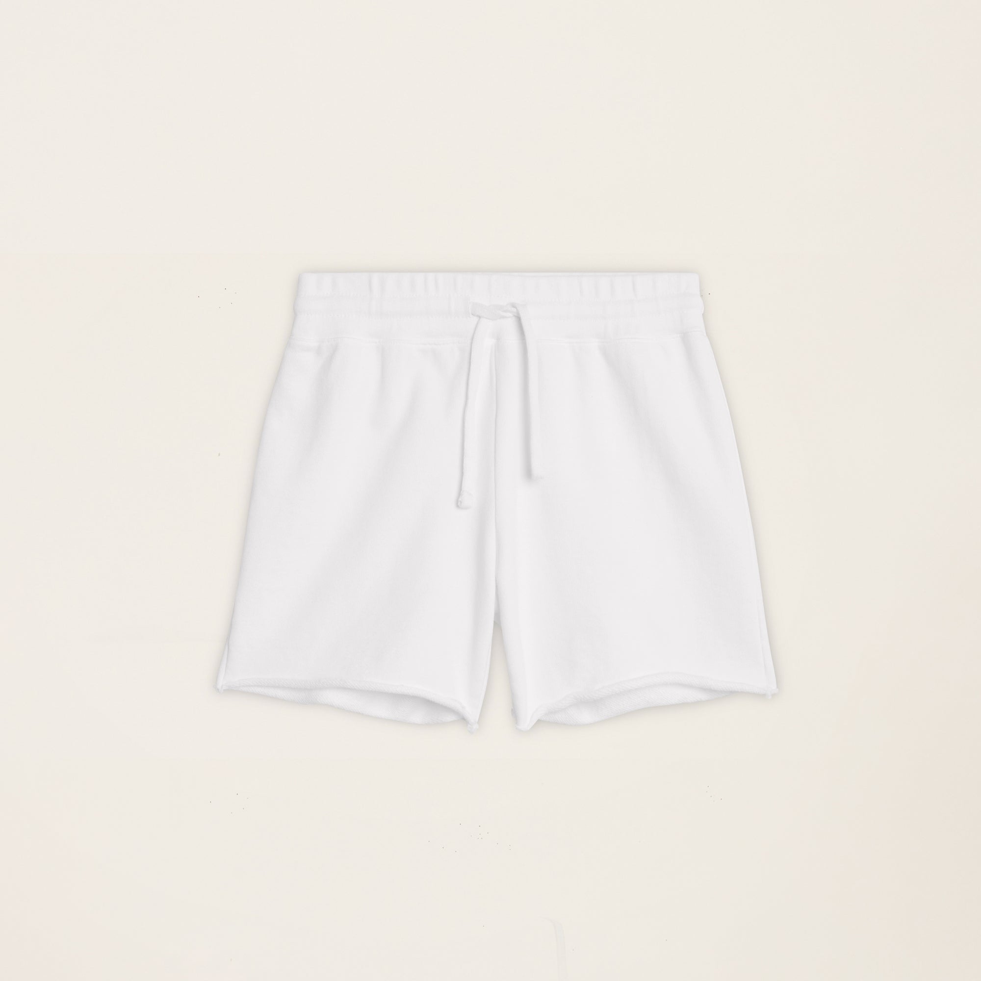 Unisex | Terry Cotton Blend Sweatshorts | Off White