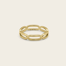 Womens | Paperclip Chain Ring | 18K Gold Vermeil