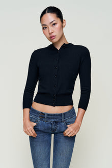 Womens | Emelie Wool Cardigan | Black