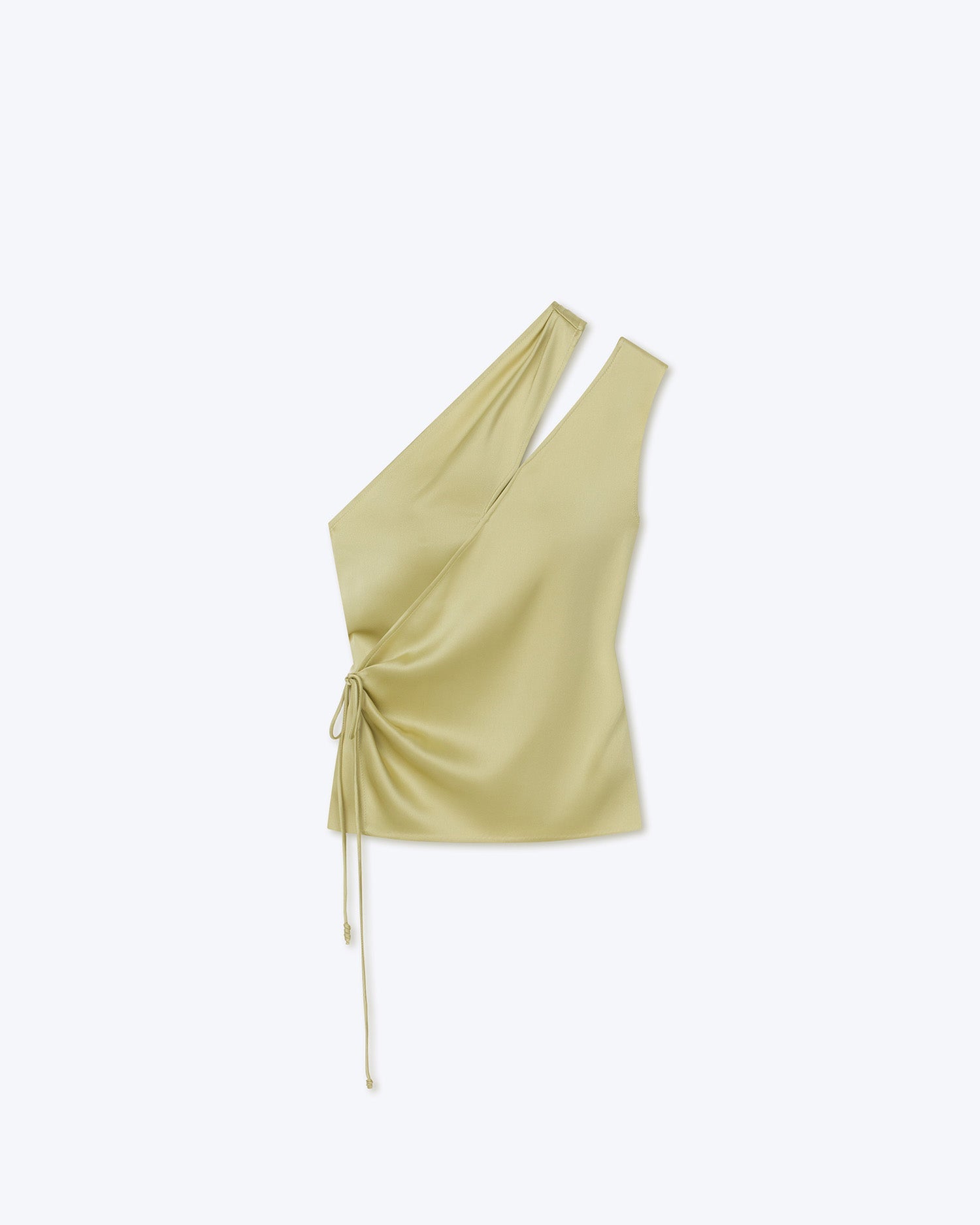 Beyza Slip Satin Top | Sage