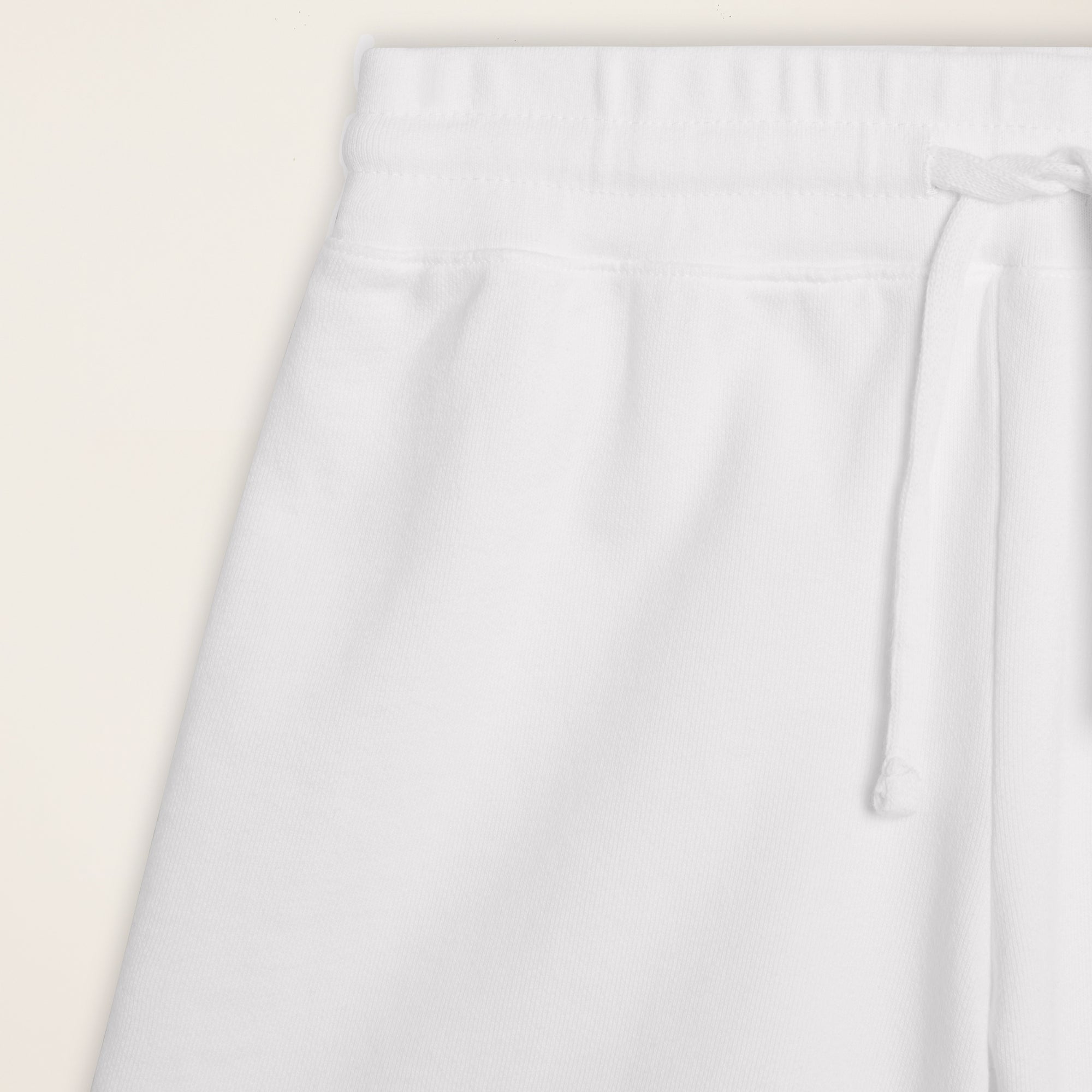 Unisex | Terry Cotton Blend Sweatshorts | Off White