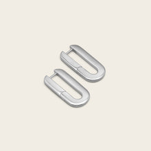 Womens | Paperclip Hoops | Sterling Silver