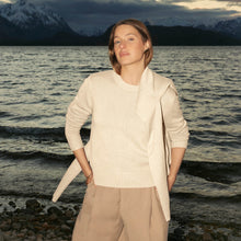 Womens | Mila Cashmere Boxy Crop Sweater | Ivory
