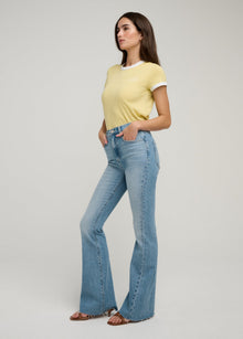THE SHORTIE VALENTINA HIGH RISE FLARE