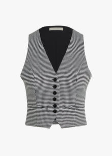 black white houndstooth