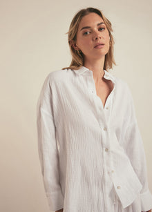 white cotton gauze