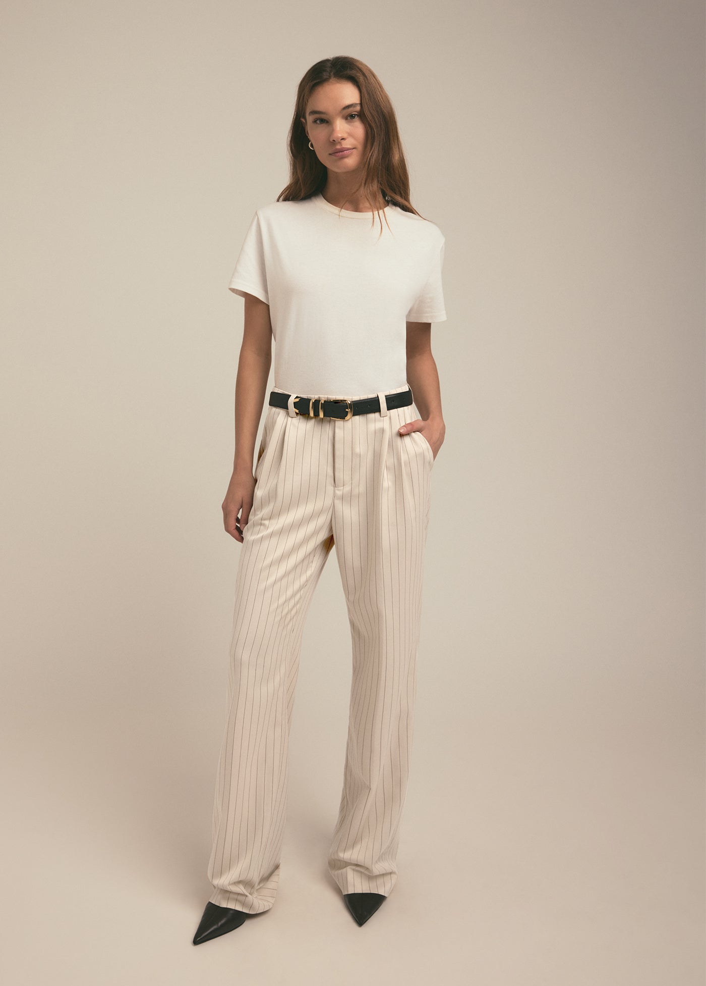 warm sand pinstripe