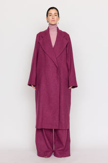 Josephine Coat | Pink Tweed