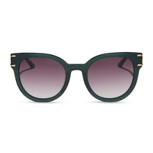 Womens | Anna Sunglasses | Rich Emerald | Royal Purple Gradient Lenses