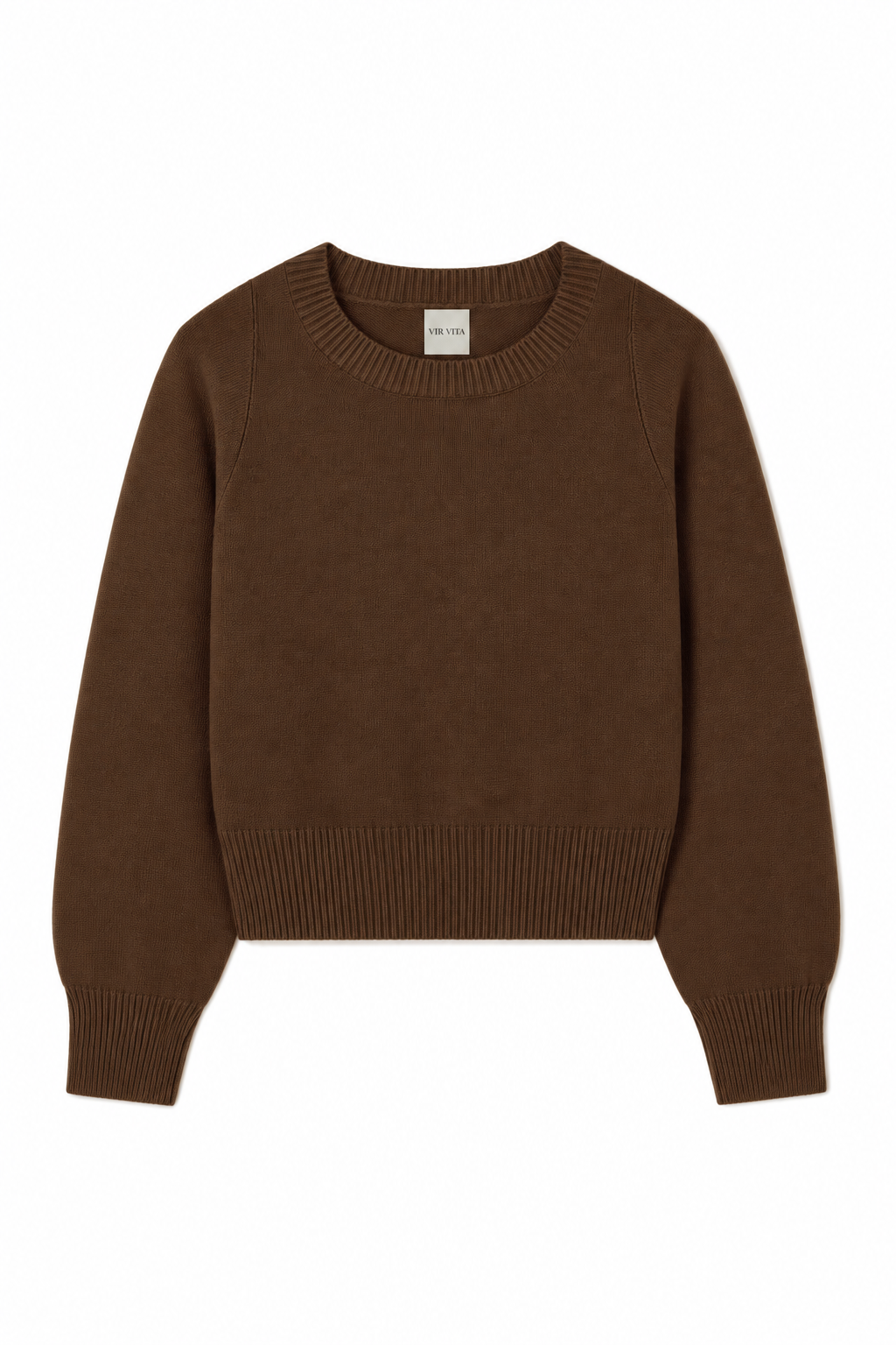 Genevieve Cashmere Sweater | Umber