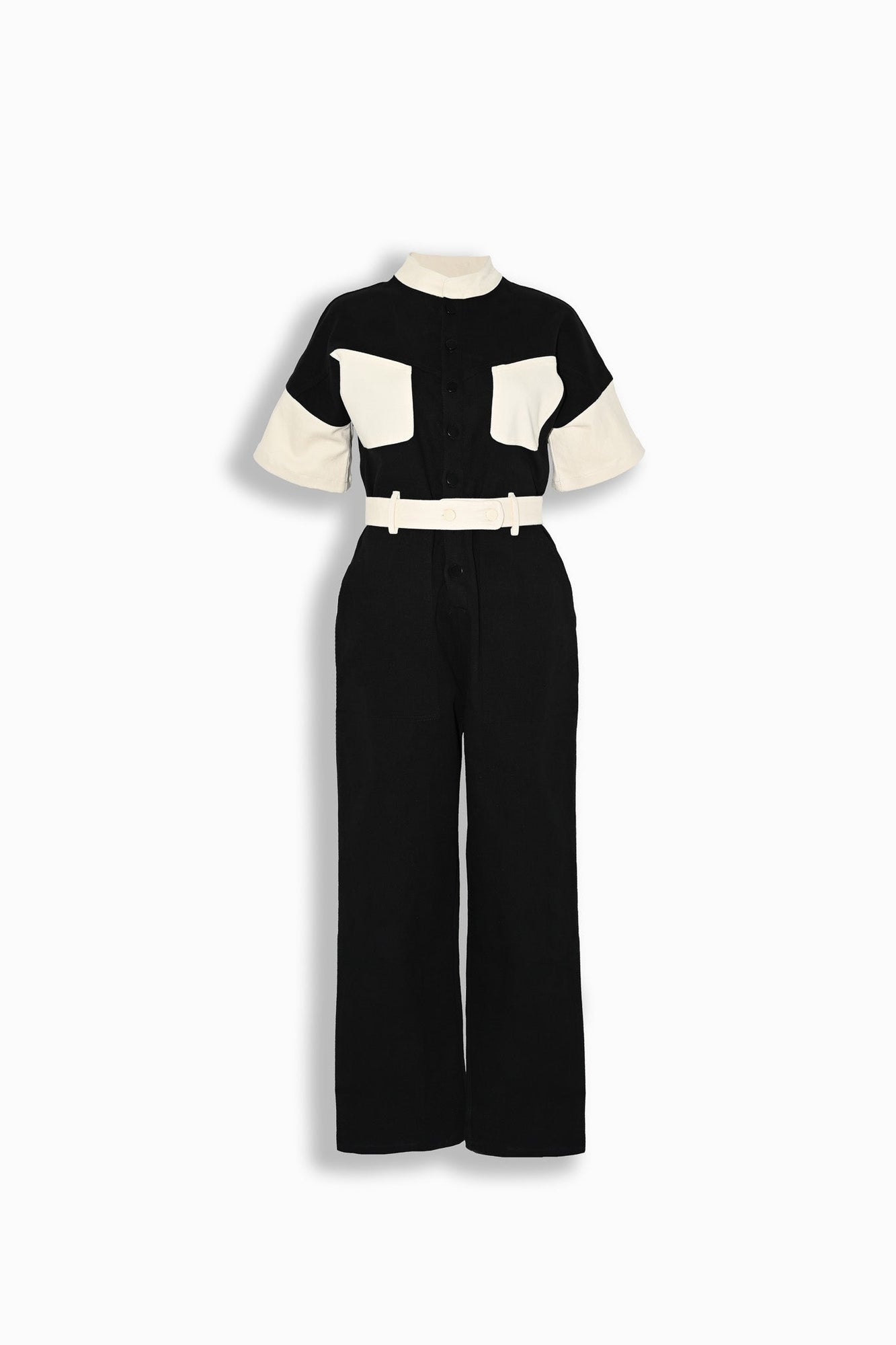 Arlo Jumpsuit | Black & White