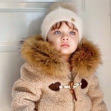 Shearling Camel Bomber Coat - Petite Maison Kids