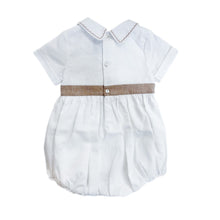 Ashton Linen Romper - Petite Maison Kids