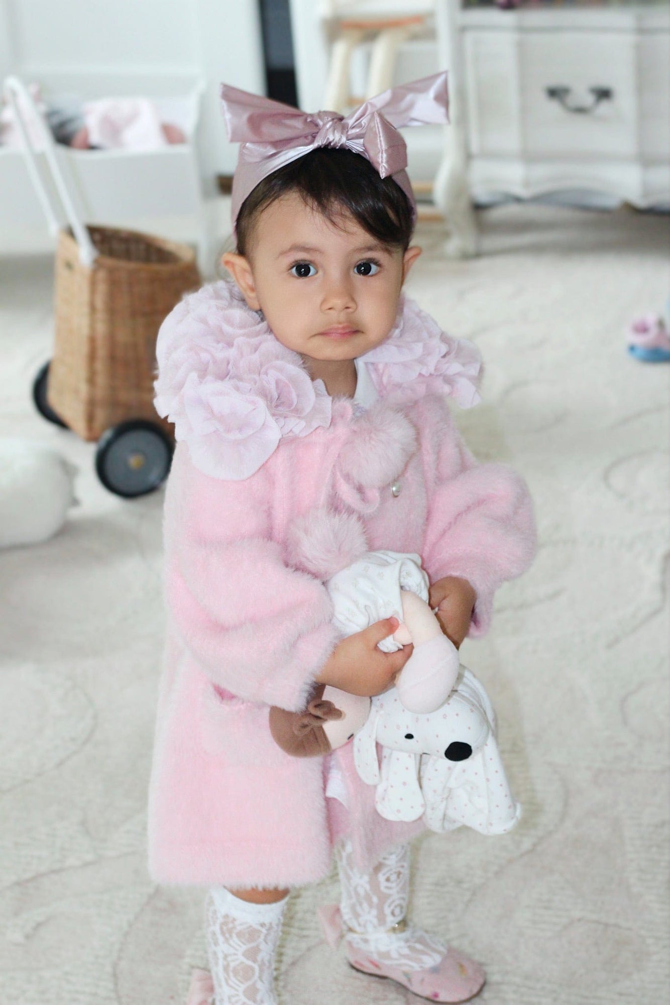 Milana Rose Sweater Coat - Petite Maison Kids