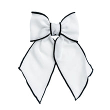 Gwen Petite Hair Bow | White