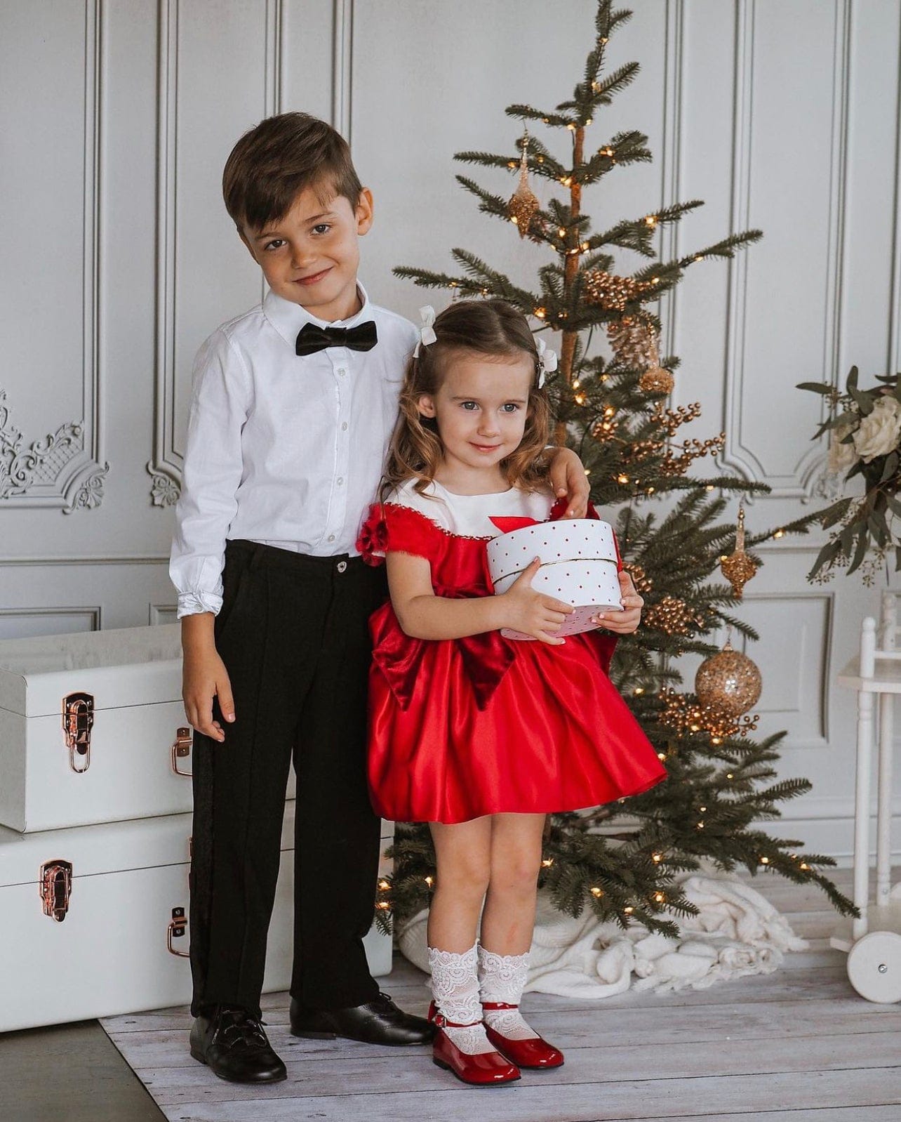 Tuxedo Shirt and Pants Set - Petite Maison Kids