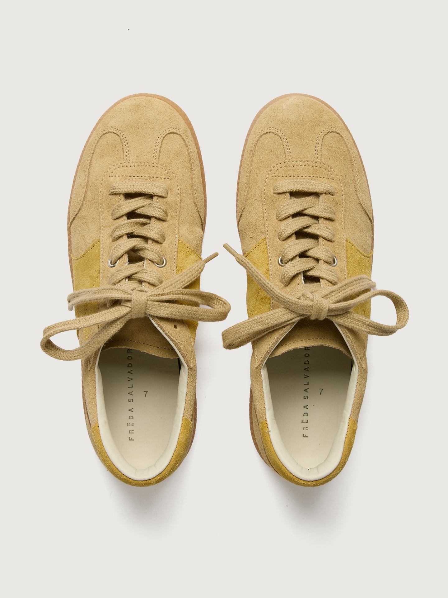 Jackie Court Sneaker | Butter Suede Combo
