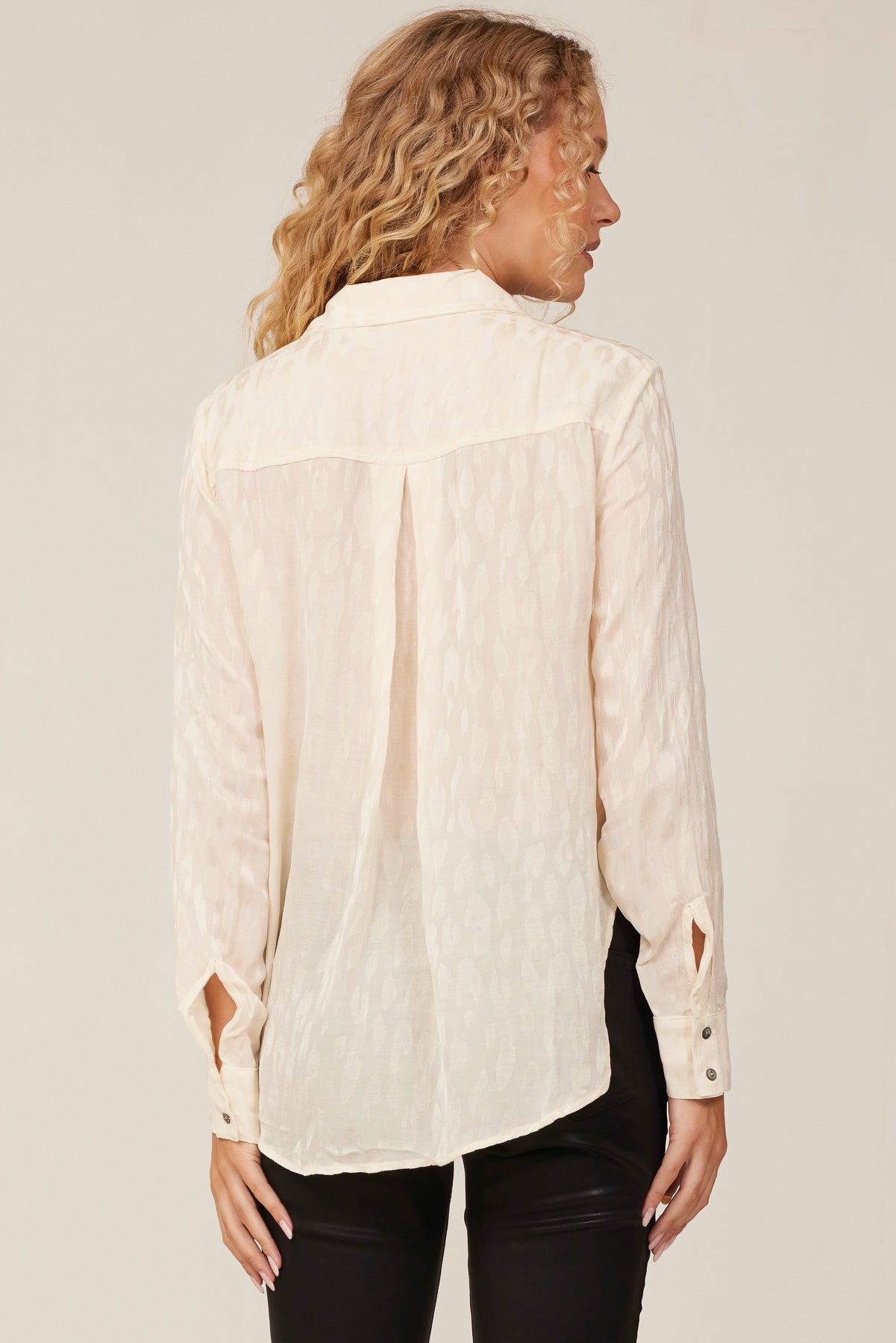 Flowy Button Down | Stone Khaki