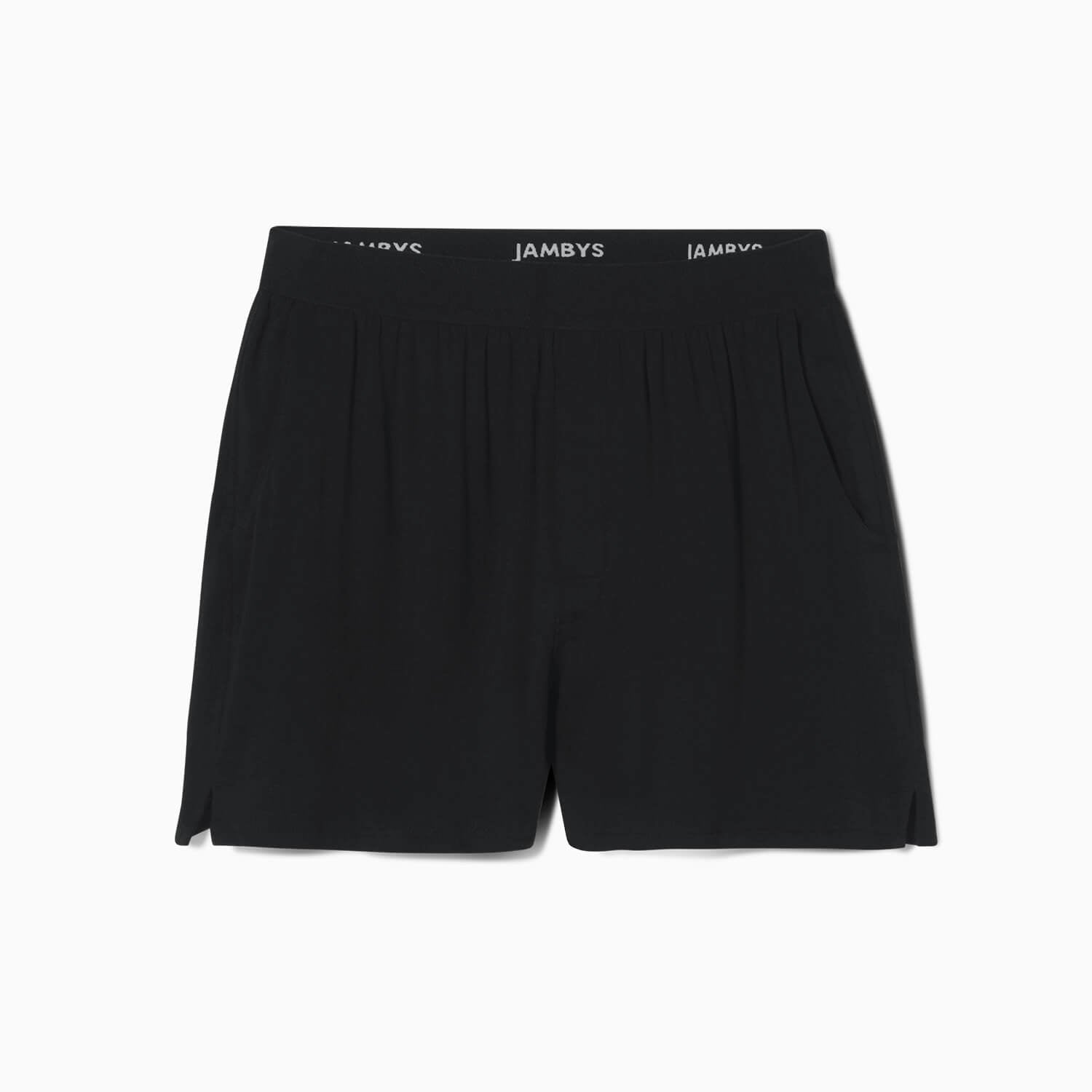 Modal Boxer Lounge Shorts | Boxers with Pockets | Black