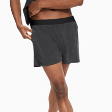 Modal Boxer Lounge Shorts | Boxers with Pockets | Gray/Black