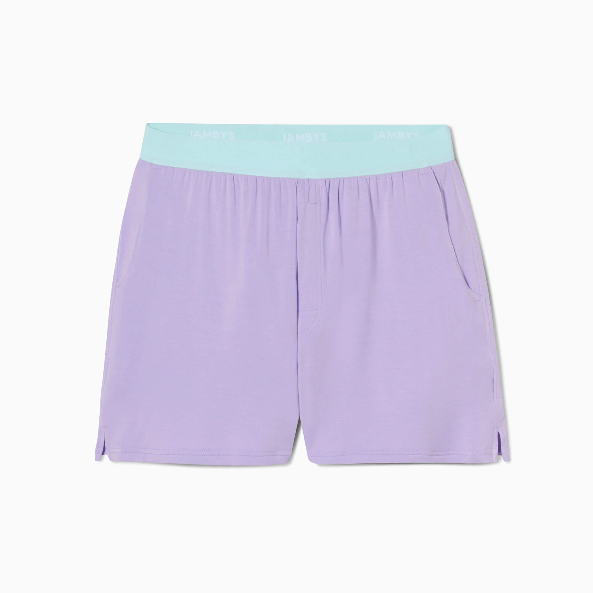 Modal Boxer Lounge Shorts | Boxers with Pockets | Lavender/Mint