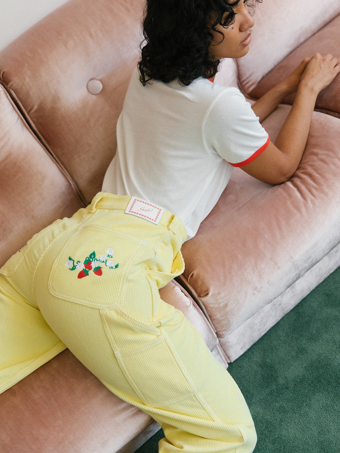 Dylan Pant | Butter/Strawberries