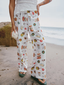 Nora Pant | Caviar Dreams White