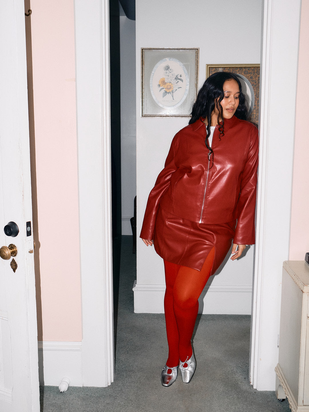Shyla Jacket | Cherry Red