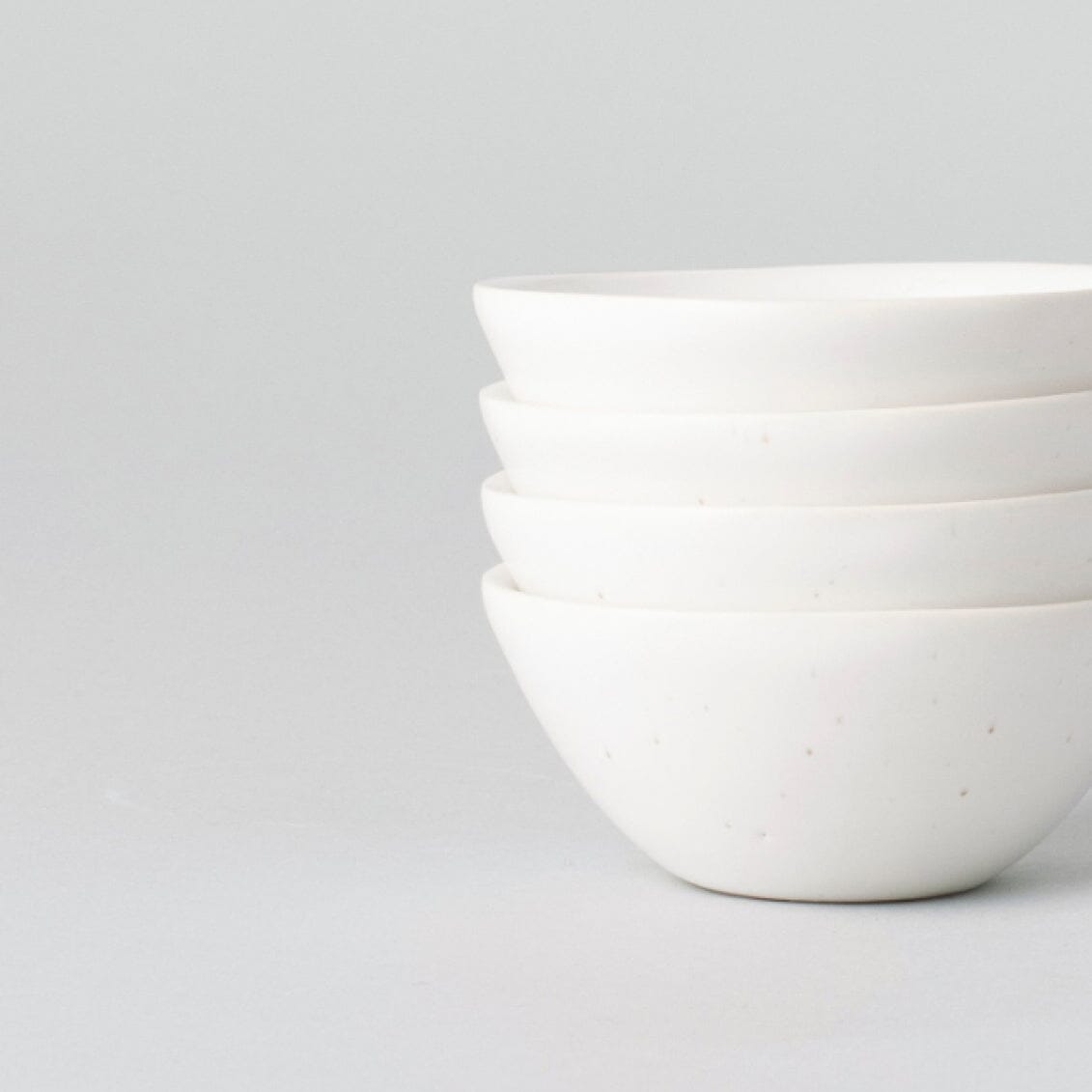 Little Bowls | Speckled White