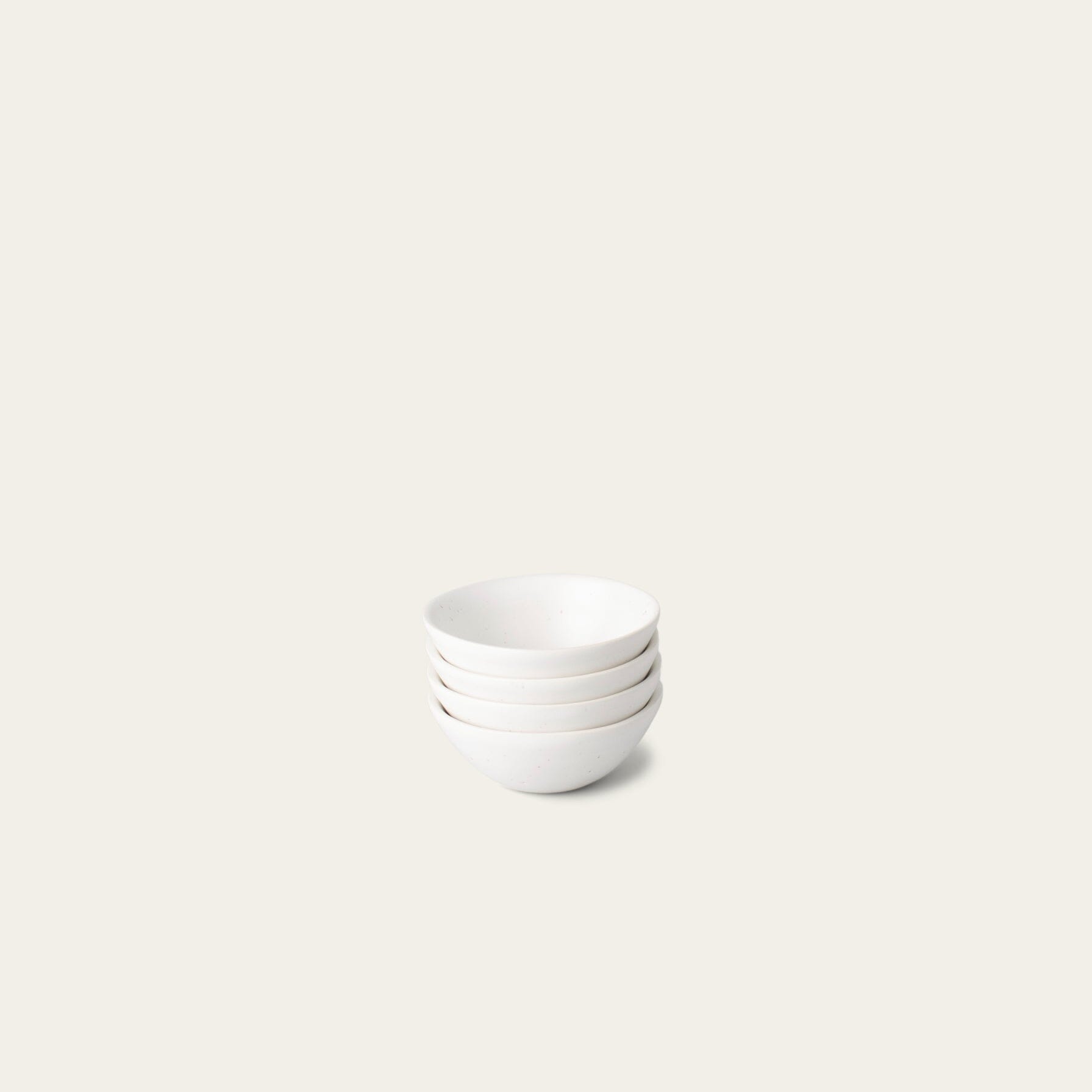Little Bowls | Speckled White
