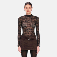 OW Collection LYDIA Lace Bodysuit Bodysuit 121 - Black