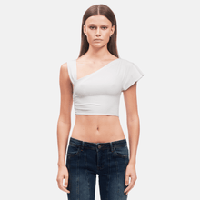 OW Collection MAE Crop Top Top 001 - White