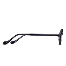 M1026 Geometric Sunglass | Deep Purple | Grey Gradient Lenses | 46M