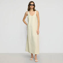 Mavis U-Neck Tank Dress | Cream