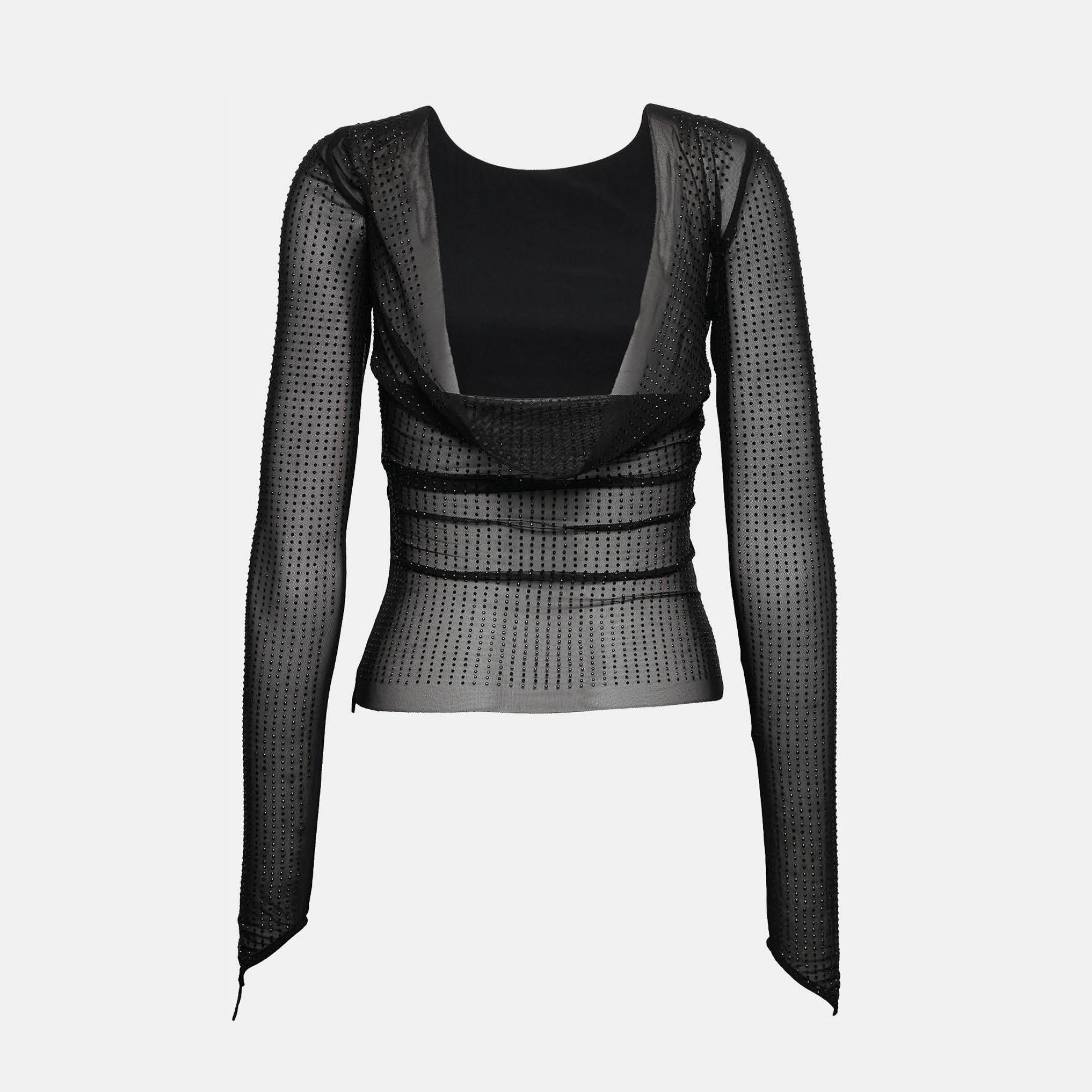 MESHA Rhinestone Blouse - OW Collection